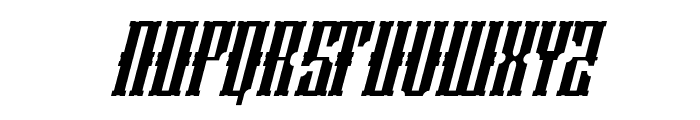 RustyPunk-Italic Font UPPERCASE