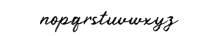 Rustyne Regular Font LOWERCASE