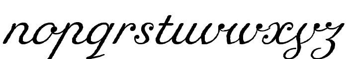 Rusulica Antique Regular Font LOWERCASE