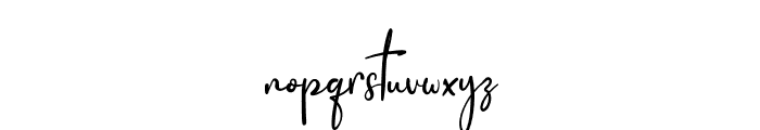 Ruth Signature Font LOWERCASE