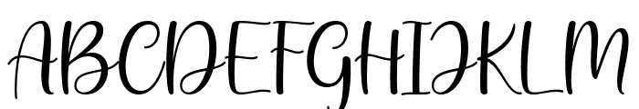 Ruthame Font UPPERCASE