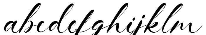 Ruthanne Script Font LOWERCASE