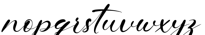 Ruthanne Script Font LOWERCASE