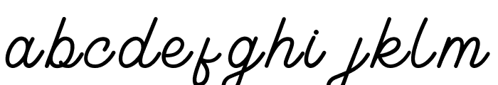 Rutherford Regular Font LOWERCASE