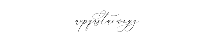 Ruthie Font LOWERCASE