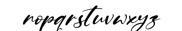 Ruthoden Italic Font LOWERCASE