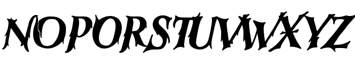 RutmagSugan-Regular Font UPPERCASE