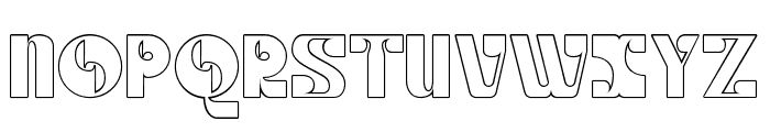 Ruttels-Outline Font UPPERCASE