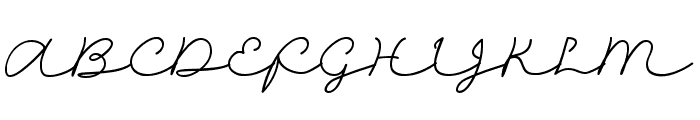 Ryan Signature Font UPPERCASE