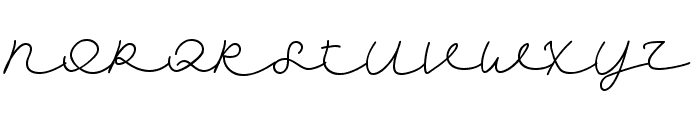 Ryan Signature Font UPPERCASE