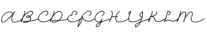 RyanSignature Font UPPERCASE