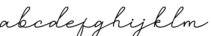 RyanSignature Font LOWERCASE