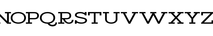 Rymor Expanded Font UPPERCASE