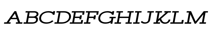 Rymor Expanded_Italic Font UPPERCASE