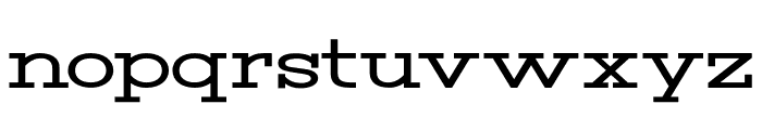 Rymor Expanded Font LOWERCASE
