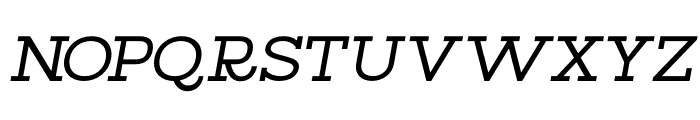 Rymor Regular_Italic Font UPPERCASE