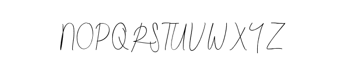 Ryujin-Signature Font UPPERCASE