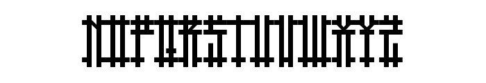 Ryujin Font UPPERCASE