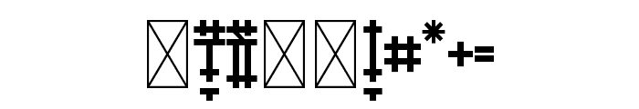 RyujinRegular Font OTHER CHARS