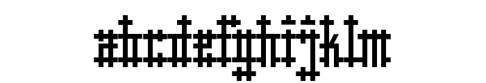 RyujinRegular Font LOWERCASE