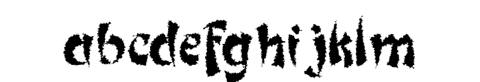 Ryuzacki-Regular Font LOWERCASE