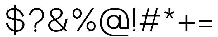S6 Sans Light Font OTHER CHARS
