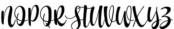 SABlissfulMood Font UPPERCASE