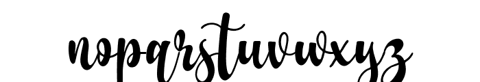 SABlissfulMood Font LOWERCASE