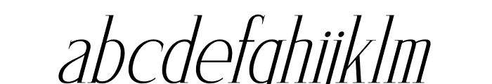 SAEGATHE Italic Font LOWERCASE