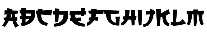 SAIKYO Font UPPERCASE