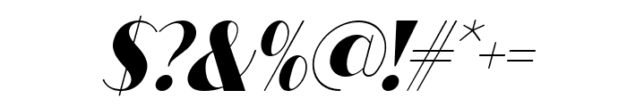 SAKABOOM Italic Font OTHER CHARS