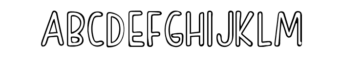 SAKanzySloomy Font UPPERCASE