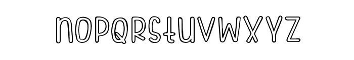 SAKanzySloomy Font LOWERCASE