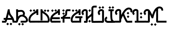 SALAMAH Font UPPERCASE
