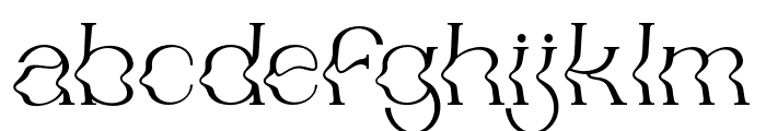 SALVA-Regular Font LOWERCASE