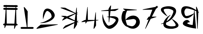 SAMURAI Font OTHER CHARS