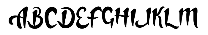 SAMidnightExtremity Font UPPERCASE