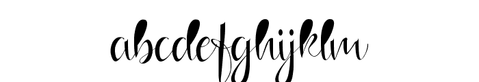 SAMoonlitReplica Font LOWERCASE