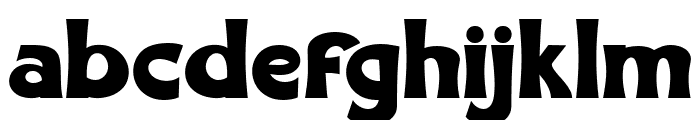 SAND SLACK Regular Font LOWERCASE