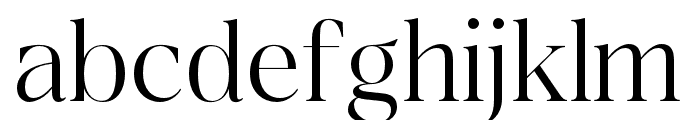 SANTORIZO-Regular Font LOWERCASE