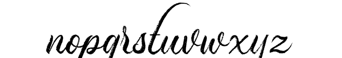 SARusticLiaison Font LOWERCASE