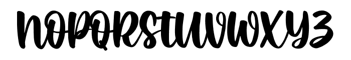 SAShowyMarks Font LOWERCASE