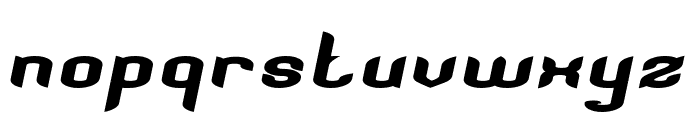 SATURNUS Bold Italic Font LOWERCASE