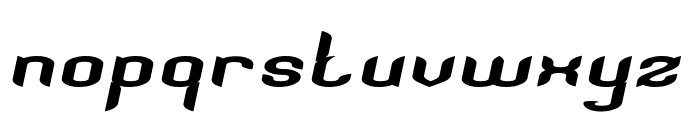SATURNUS Italic Font LOWERCASE