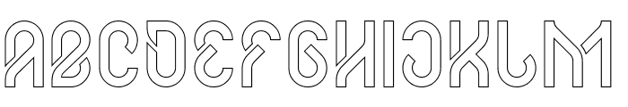 SAVE FOREST-Hollow Font UPPERCASE