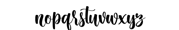 SAWonderlandWriting Font LOWERCASE