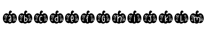 SB Pumpkin Monogram Font LOWERCASE