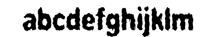 SCARY HALLOWEEN Font LOWERCASE