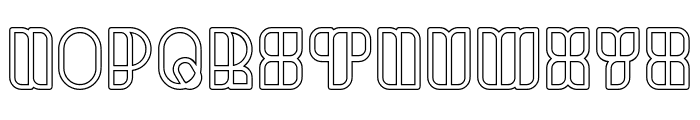 SCIENCE FICTION-Hollow Font UPPERCASE