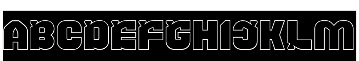 SCIENCE PREACHER-Hollow-Inverse Font UPPERCASE